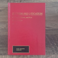 Wiley Law Section 1983 Litigation Second Ed Schwartz Kirklin Hardcover