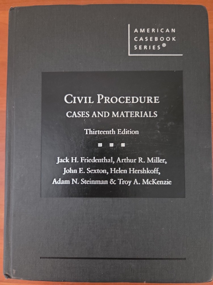 603- civil procedure cases and materials 13 edition. 9781636591810