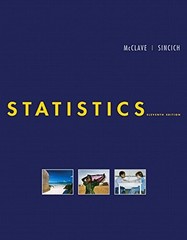 STATISTICS, 11TH EDITION (BOOK & ) By James T. Mcclave & Terry T Sincich **NEW**