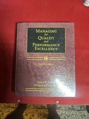 Managing for Quality and Performance Excellence, Hardcover by Evans, James R….