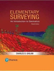 Elementary Surveying: An Introduction to – Hardcover, by Ghilani Charles – Good