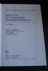 ^Practice of Thin Layer Chromatography by Joseph C. Touchstone (1992, Hardcover)