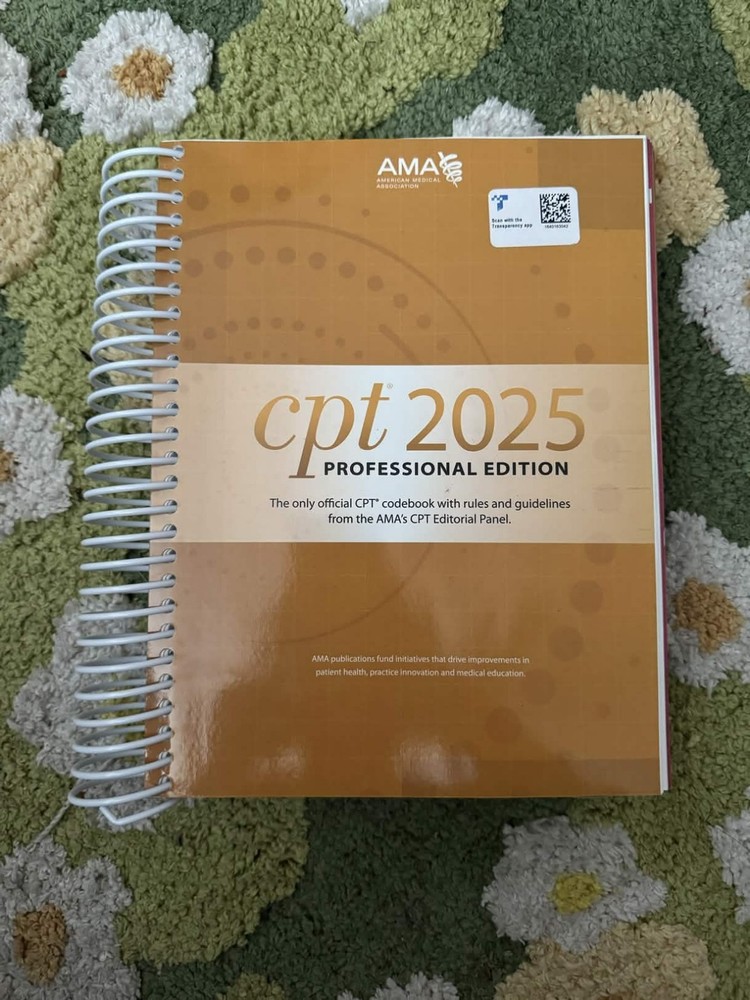 SEALED CPT Professional Edition 2025 by American Medical Association (NEW) AMA