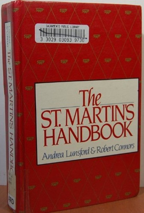 St. Martin’s Handbook Paperback Robert, Lunsford, Andrea A. Conno