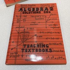 Teaching Textbooks Algebra 2 Textbook Set Answer Book Workbook CD-ROM