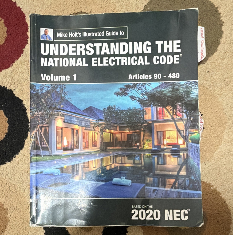 Mike Holt Illustrated Guide NEC Vol 1 Articles 90-480 2020 NEC Paperback