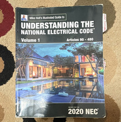 Mike Holt Illustrated Guide NEC Vol 1 Articles 90-480 2020 NEC Paperback