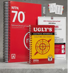 NFPA 70 2026 NEC Code Book + Ugly’s Electrical Ref Spiral + Index TAB 2026 USPS