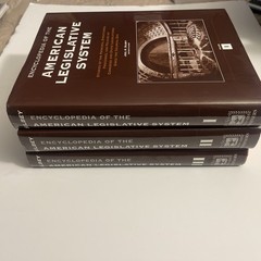 Encyclopedia of the American Legislative System 3 Volume Set 1994