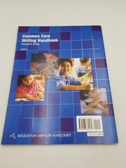 Journeys: Common Core Writing Handbook, Teacher’s Guide, Grade 4