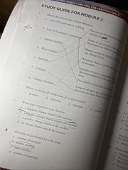 Apologia Physical Science (3rd Ed) Textbook (about 10 Pages With Writing)