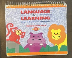 Language for Learning – Presentation Book B – SRA McGraw Hill – ACCEPTABLE