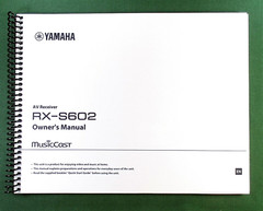 Yamaha RX-S602 Instruction Manual: Full Color 157 Pages & Protective Covers!