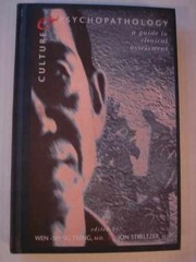 Culture and – Hardcover, by Tseng Wen-Shing; Streltzer – Very Good n