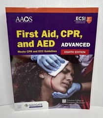 Advanced First Aid, CPR, and AED Paperback 8th Edition