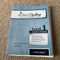 All About Spelling Level 1 Teacher’s Manual (Non-Color)