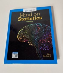Mind on Statistics 6th Edition Robert Heckard Jessica Utts 2022 HC Cengage