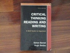 Critical Thinking, Reading, and Writing: A Brief Guide to Argument – GOOD