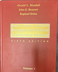 Principles and Practice of Infectious Diseases 5th Ed Vol 1 Mandell Hardcover