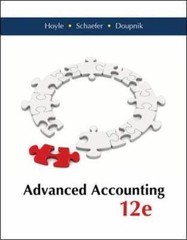 Advanced Accounting – Standalone book by Hoyle, Joe Ben, Schaefer, Thomas, Doup