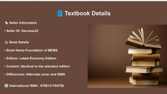 New: Foundations of MEMS by Chang Liu 2nd INTL ED-9788131764756