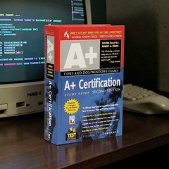 A+ certification 2nd Edition Study Guide Hardcover Book (NO CD-ROM INCLUDED)