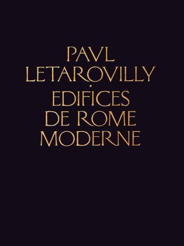 Edifices de Rome Moderne Letarouilly, Paul Paperback NEW