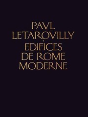 Edifices de Rome Moderne Letarouilly, Paul Paperback NEW