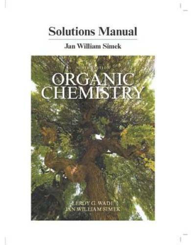 Student’s Solutions Manual for Organic Chemistry – Paperback – GOOD