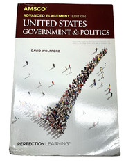Advanced Placement United States Government & Politics, 3rd Edition by David…