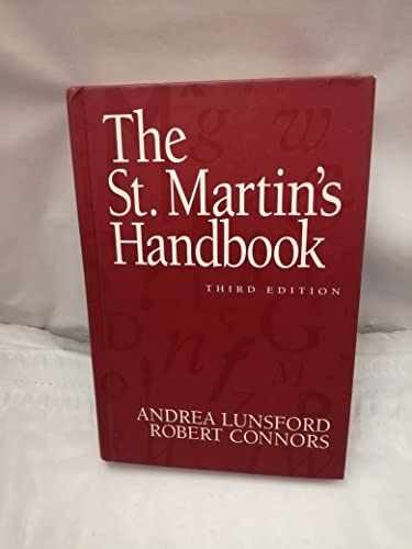 The St. Martin’s Handbook – Hardcover, by Lunsford Andrea A.; – Very Good j