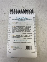 Surgical Notes : A Pocket Survival Guide for the Operating Room. Second Edition.