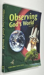 Abeka Observing God’s World 3rd ed Textbook like new homeschool science 6th grad