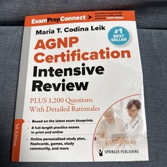 AGNP Certification Intensive Review Plus 1200 Questions With Detailed Rationals