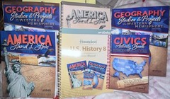 Abeka Homeschool U.S. History 8 Video Manual Spiral w/ Answer & Teacher Keys