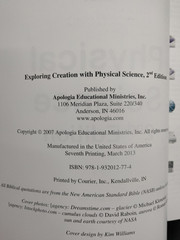 Apologia Exploring Creation with Physical Science 2nd Edition