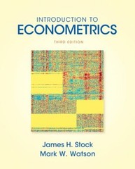 Introduction to Econometrics Hardcover Mark W., Stock, James H. W