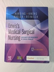 Lewis Medical Surgical Nursing 12th Edition HC Clinical Problems