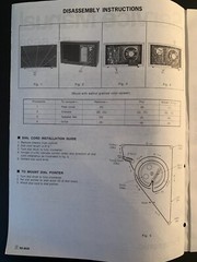 Panasonic RE-6628 FM/AM/WB 3-Band Table Radio ORIGINAL Service Manual 1978