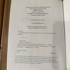 First Language Lessons for the Well Trained Mind Level 3 Teacher’s Book
