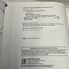“Managers Script Book: Over 160…Scripts…” Weiss 1990 *Leadership *HARDCOVER