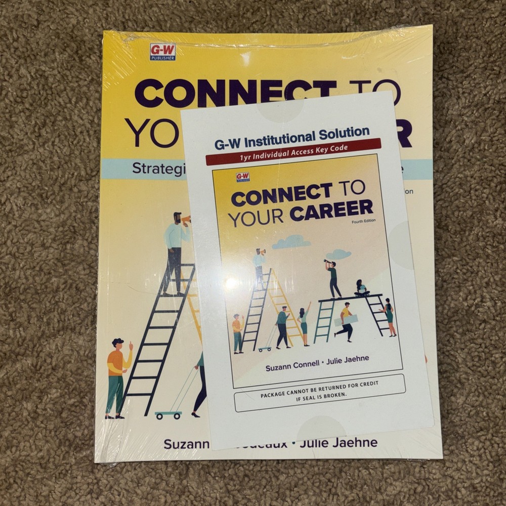 NEW Connect to your Career Fourth Edition Suzann Connell Julie Jaehne Paperback