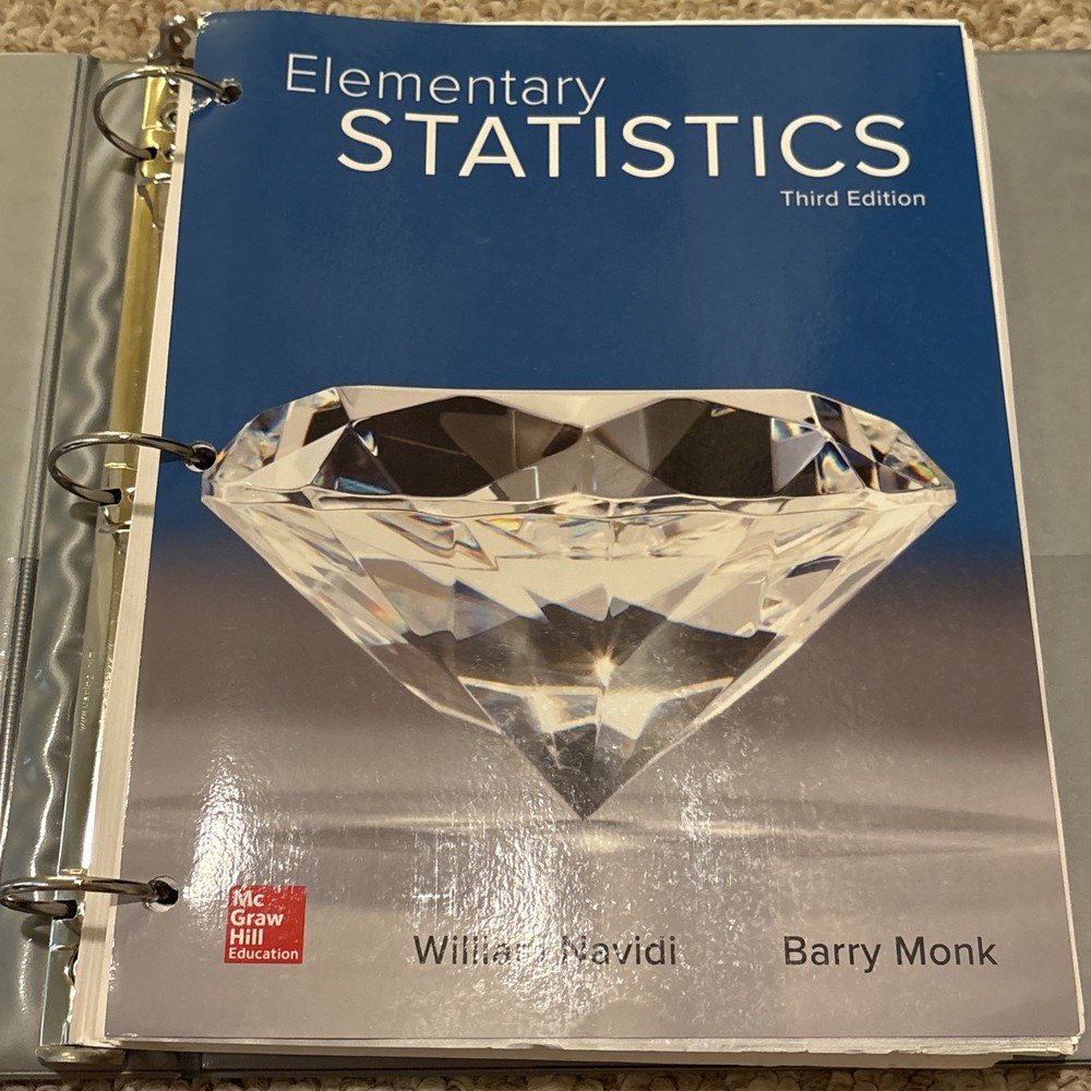 Loose Leaf Elementary Statistics by Navidi, William|Monk, Barry 3rd Edition