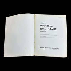 Industrial Fluid Power Text Vol 1 Womack Vintage Hydraulics Pneumatics Book