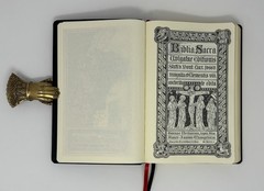 Biblia Sacra Latin Vulgate Clementine Edition Catholic Illustrated Bible Reprint