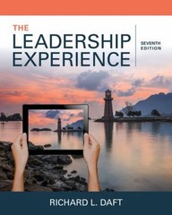The Leadership Experience Paperback Richard L. Daft
