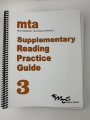 KIT: MTA Multisensory Teaching Approach Margaret Taylor Smith Reading Spelling 3