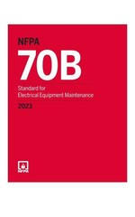 NFPA 70B Standard for Electrical Equipment Maintenance 2023 Edition Paperback