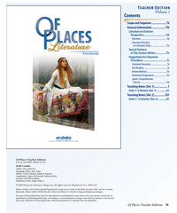 NEW Abeka OF PLACES 8th Grade LITERATURE 5th Ed TEACHER EDITION v. 1 & 2 309125