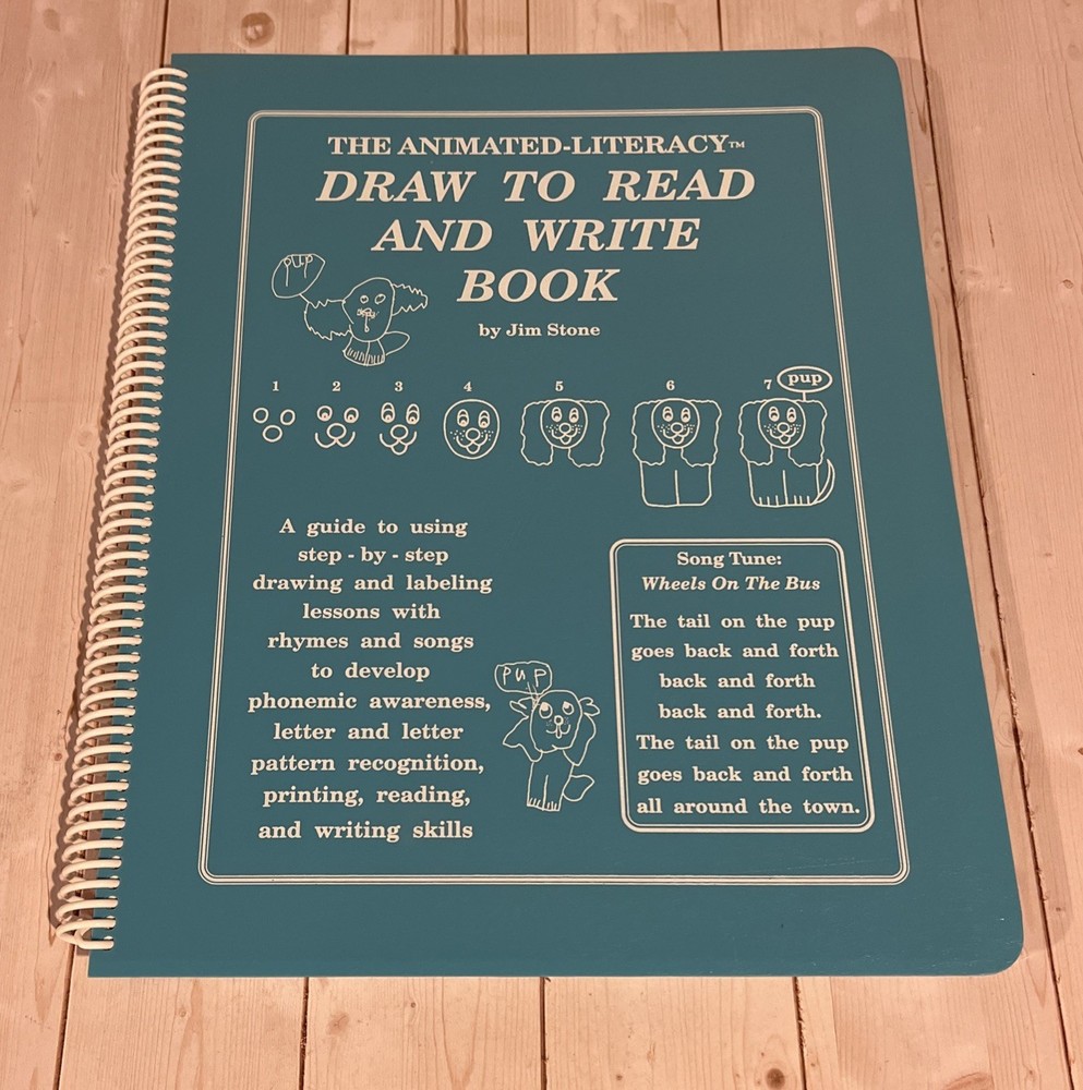 The Animated Literacy Story Draw To Read And Write Book Jim Stone 2000 Learning